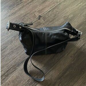 Coach Vintage Black Hobo Bag 9566